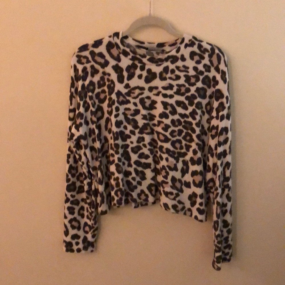 Bershka Cheetah Print Sweater